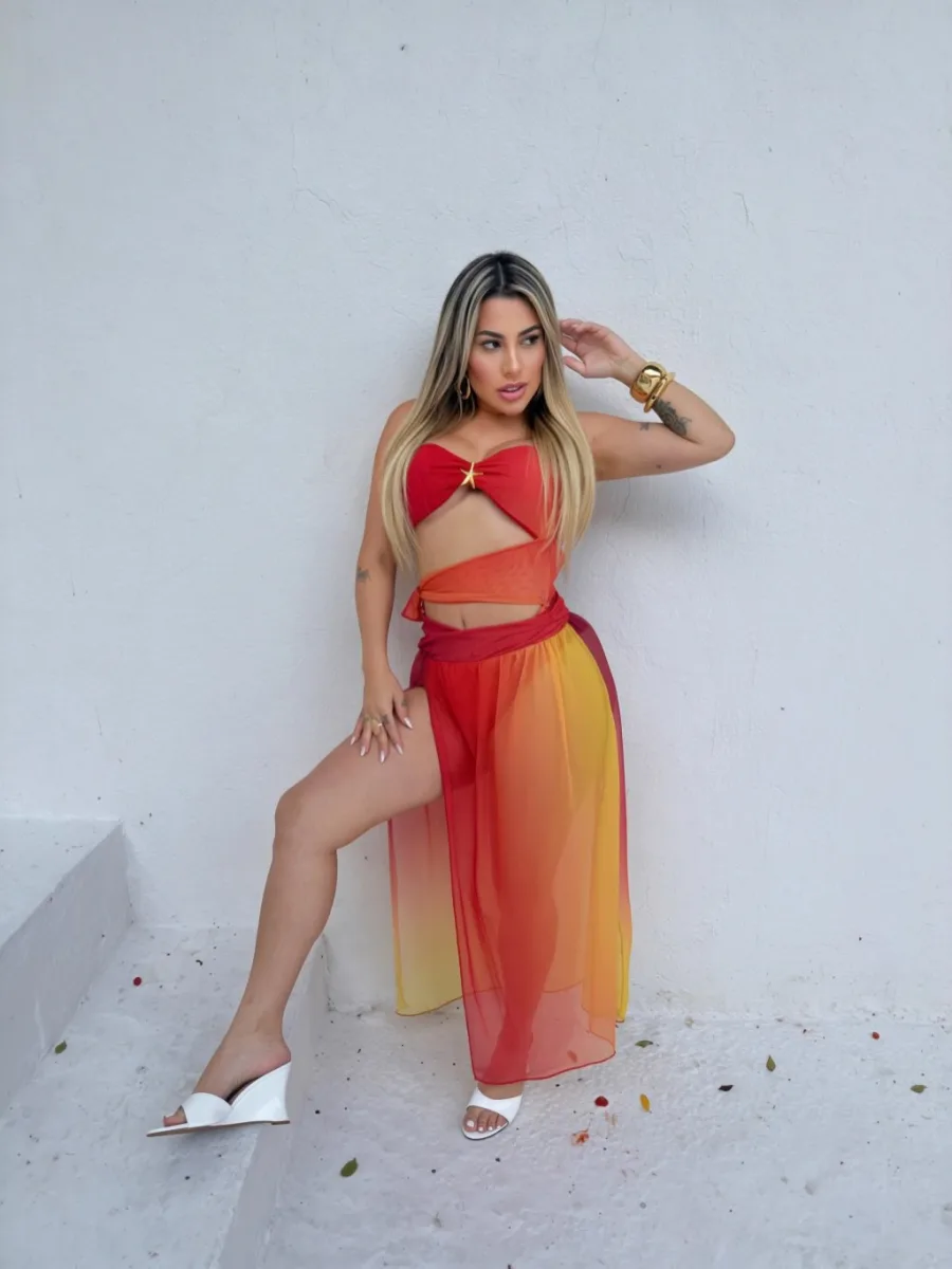 Maiô + Saída de Praia — moda praia Mireah
